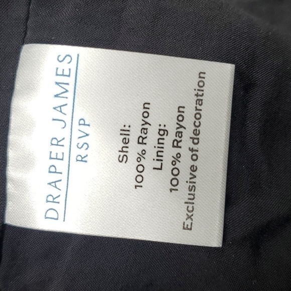 NEW DRAPER JAMES RSVP Elbow Sleeve Rayon Dress Medium - Picture 15 of 16